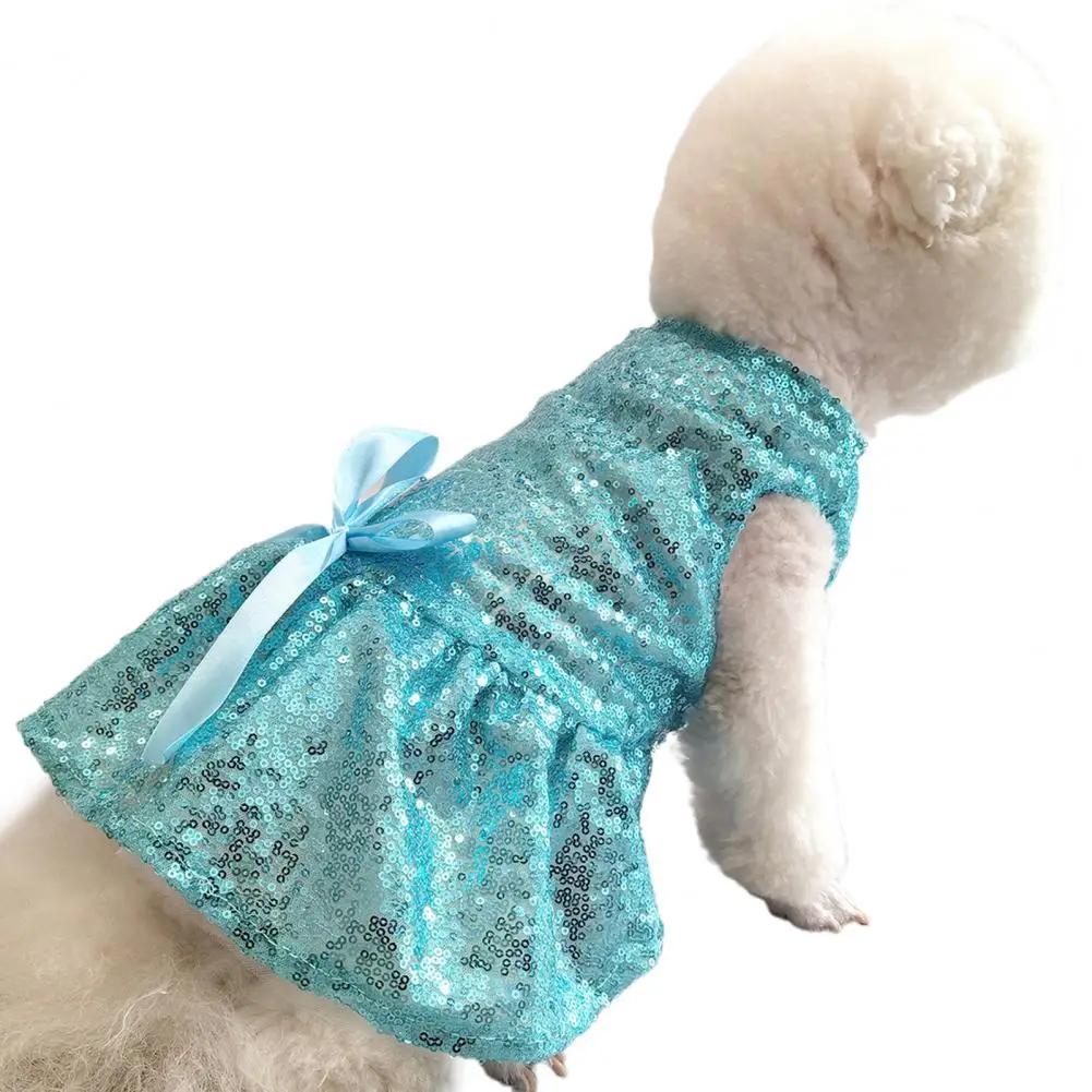 Pet Dress  Flakes Surface   Cat Skirt Summer Small Dog Princess Cosplay Costume